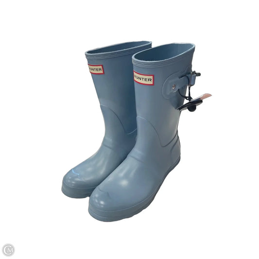 Boots Designer By Hunter In Blue, Size: 8