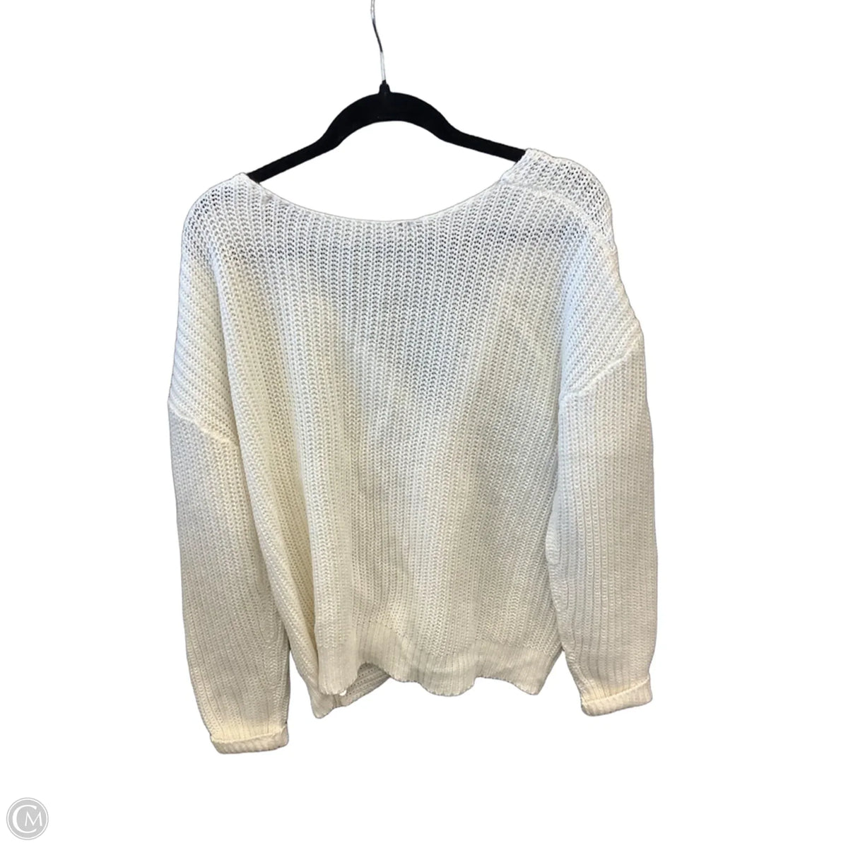 Sweater By Clothes Mentor In White, Size: 2x