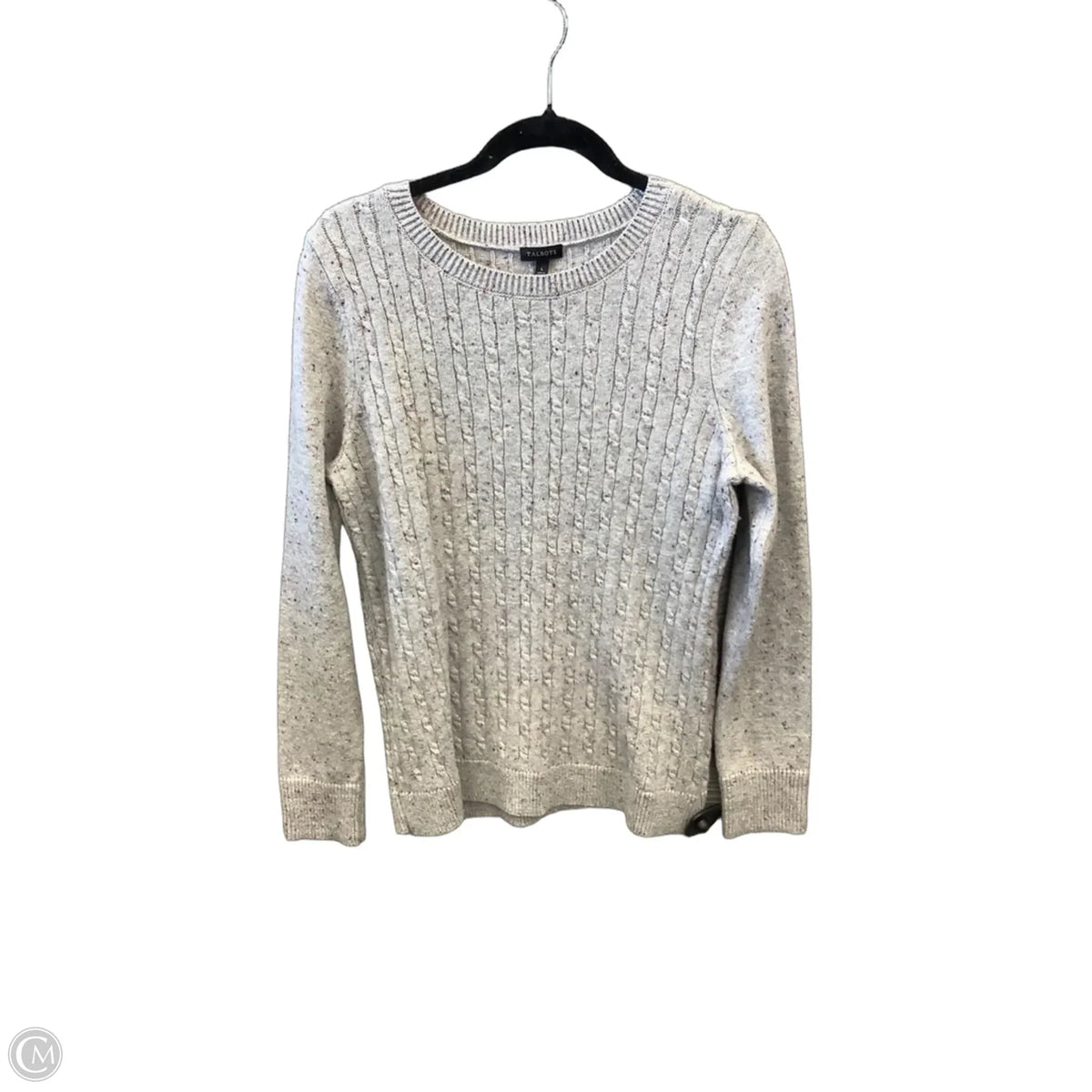 Sweater By Talbots In Grey, Size: L