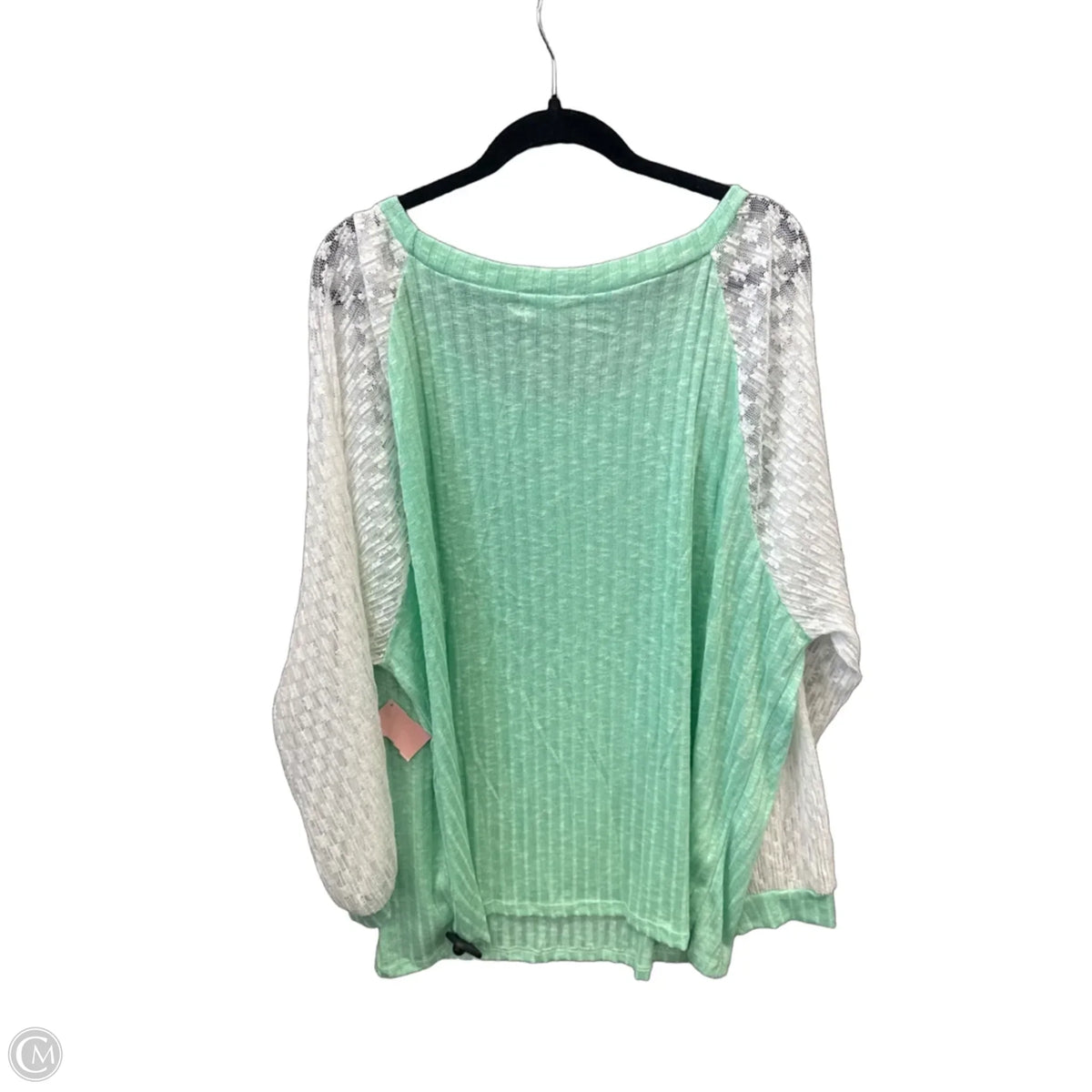 Top Long Sleeve By Haptics In Green, Size: 3x