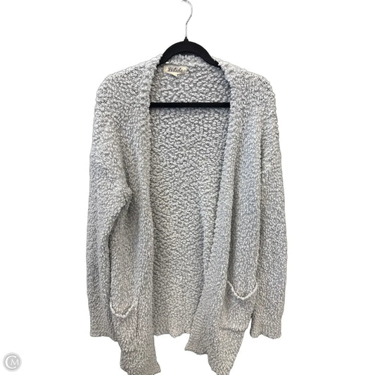 Sweater Cardigan By Listicle In Grey, Size: M