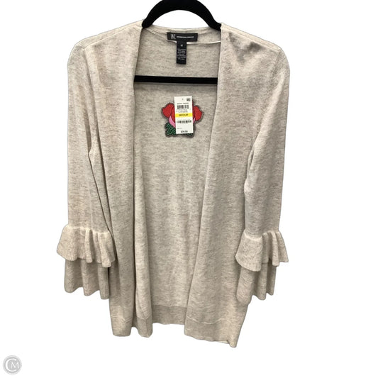 Sweater Cardigan By Inc In Beige, Size: M