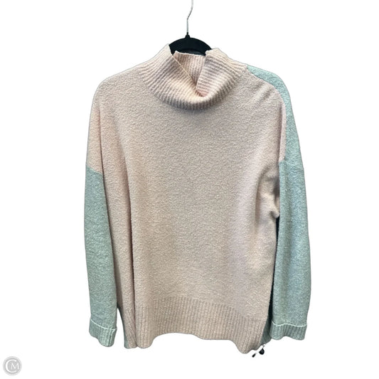 Sweater By Caslon In Grey & Pink, Size: Xl