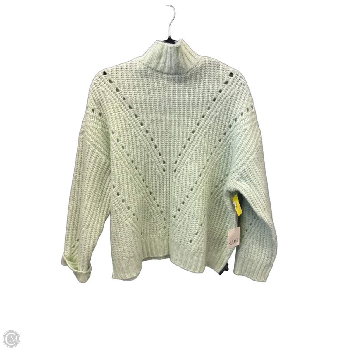 Sweater By Ana In Green, Size: L