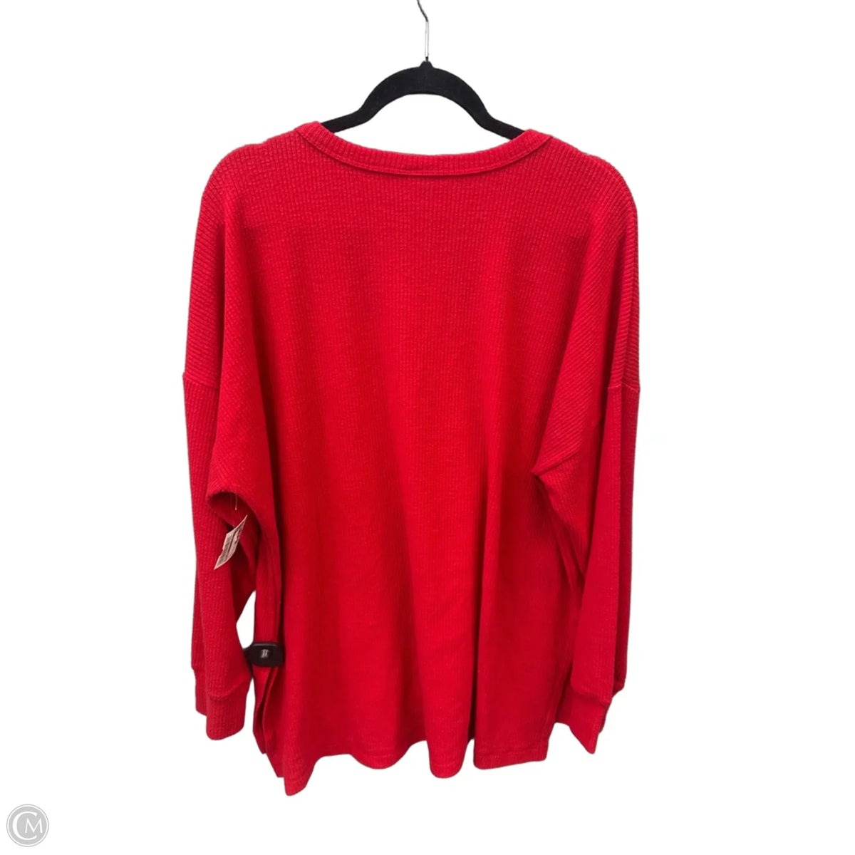 Top Long Sleeve By Old Navy In Red, Size: Xl