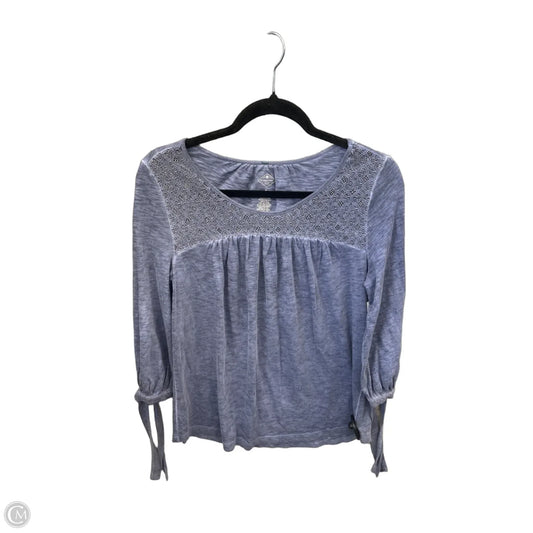 Top 3/4 Sleeve By St Johns Bay In Blue, Size: S