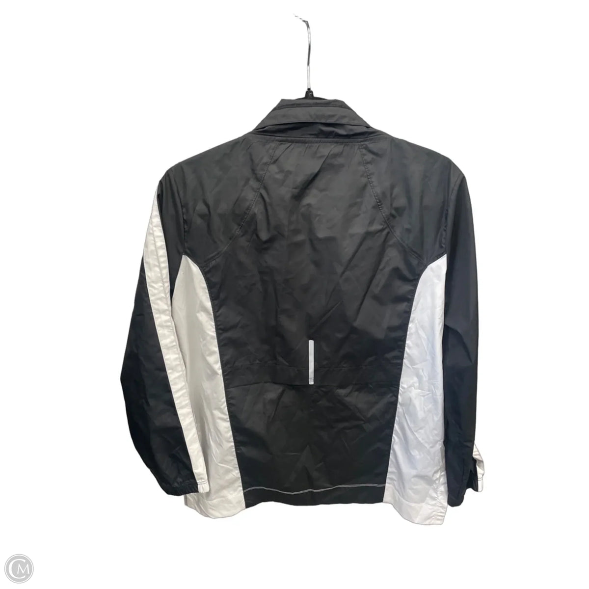Jacket Windbreaker By Clothes Mentor In Black, Size: M
