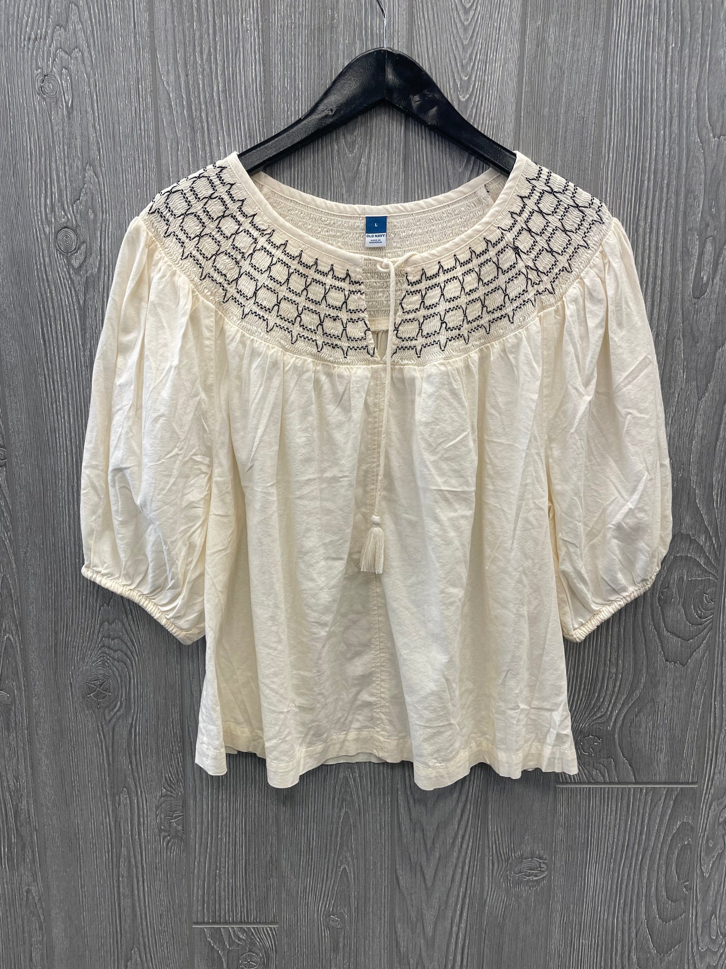 Top Short Sleeve By Old Navy  Size: L