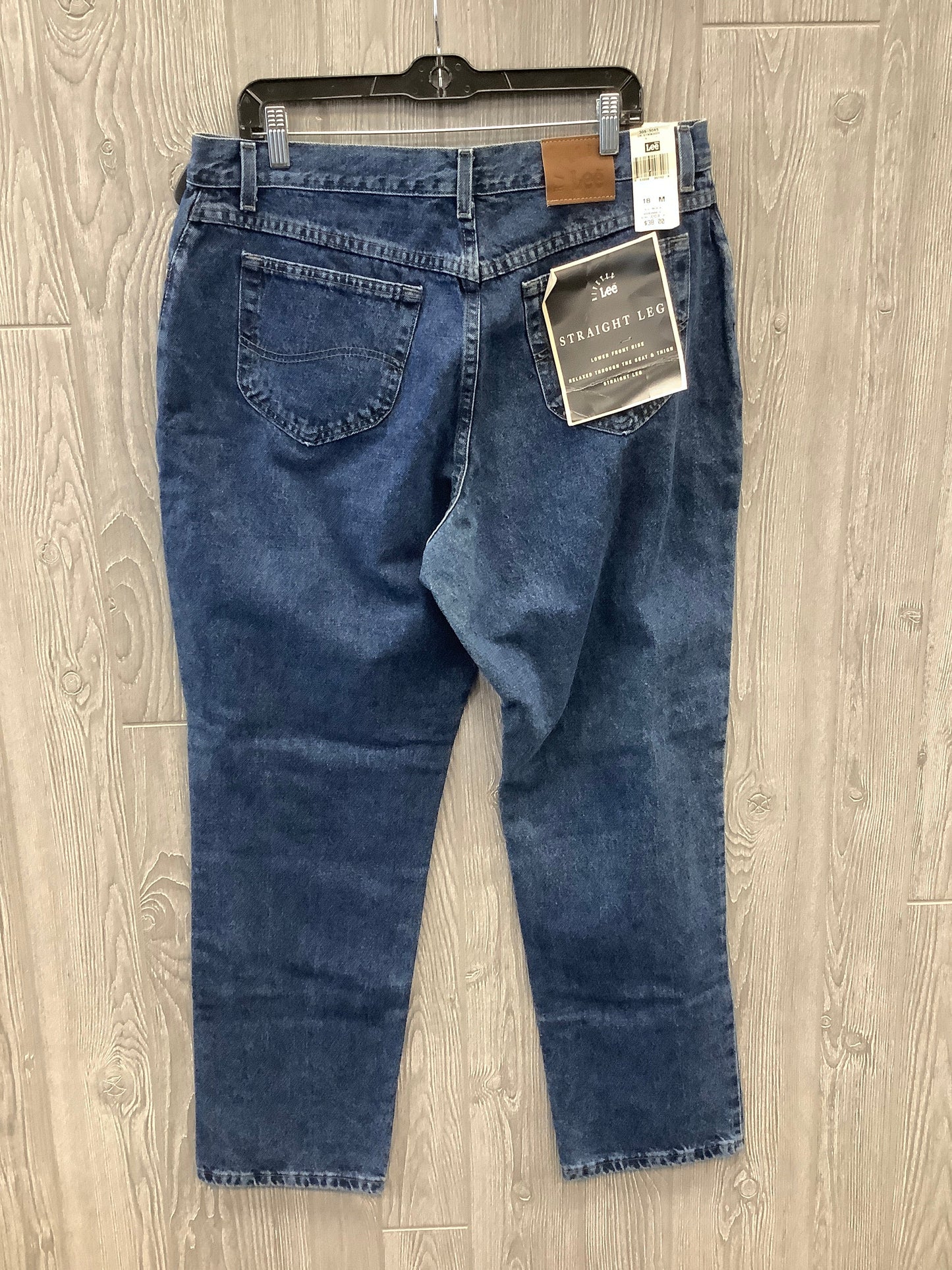 Jeans Straight By Lee  Size: 18