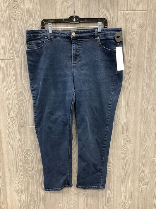 Jeans Straight By Terra & Sky  Size: 18