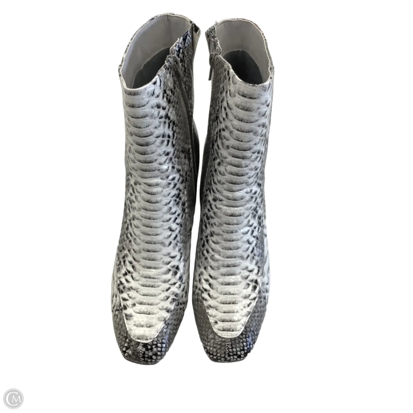 Boots Ankle Heels By Pierre Dumas In Grey, Size: 10