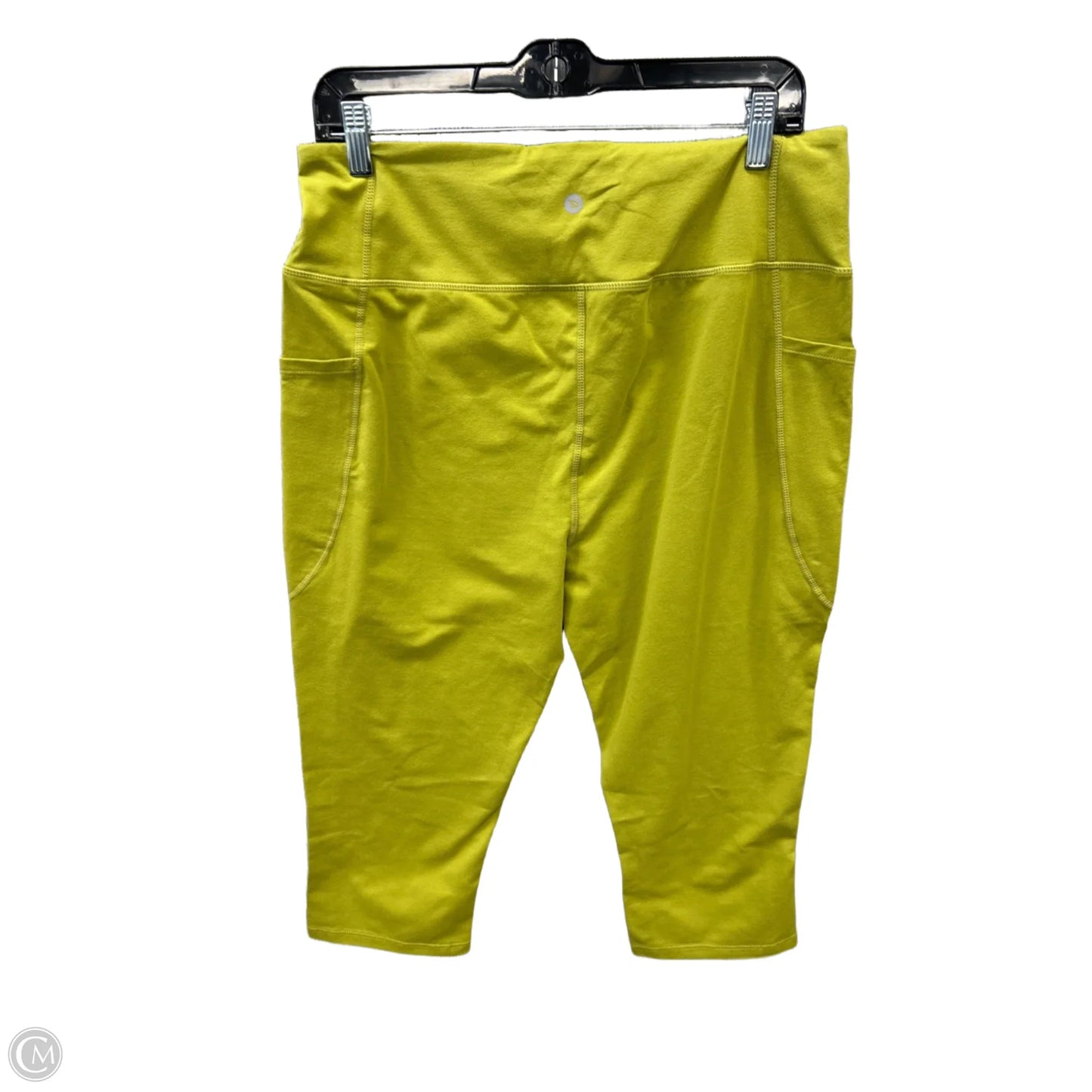 Athletic Capris By Clothes Mentor In Green, Size: 2x