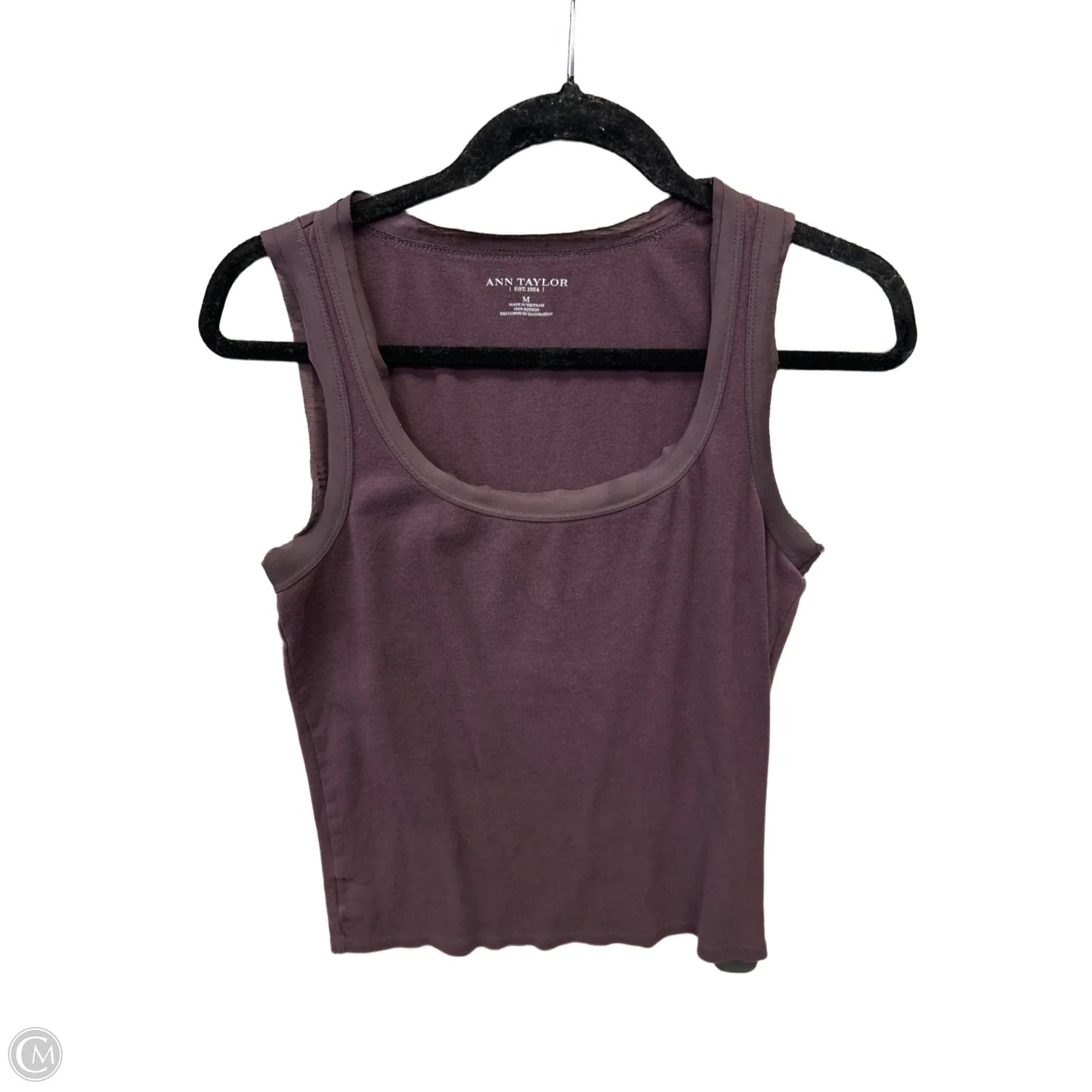 Top Sleeveless By Ann Taylor In Purple, Size: M