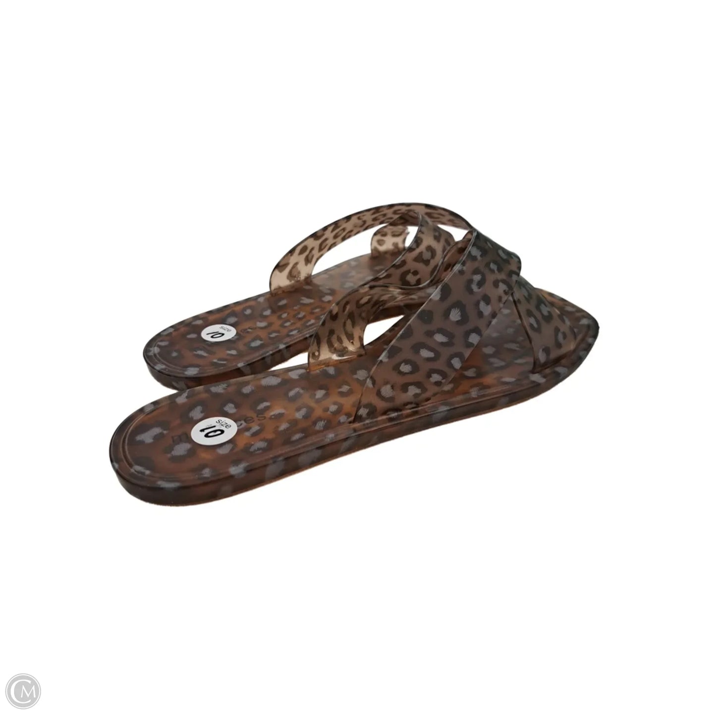 Sandals Flats By Maurices In Animal Print, Size: 10