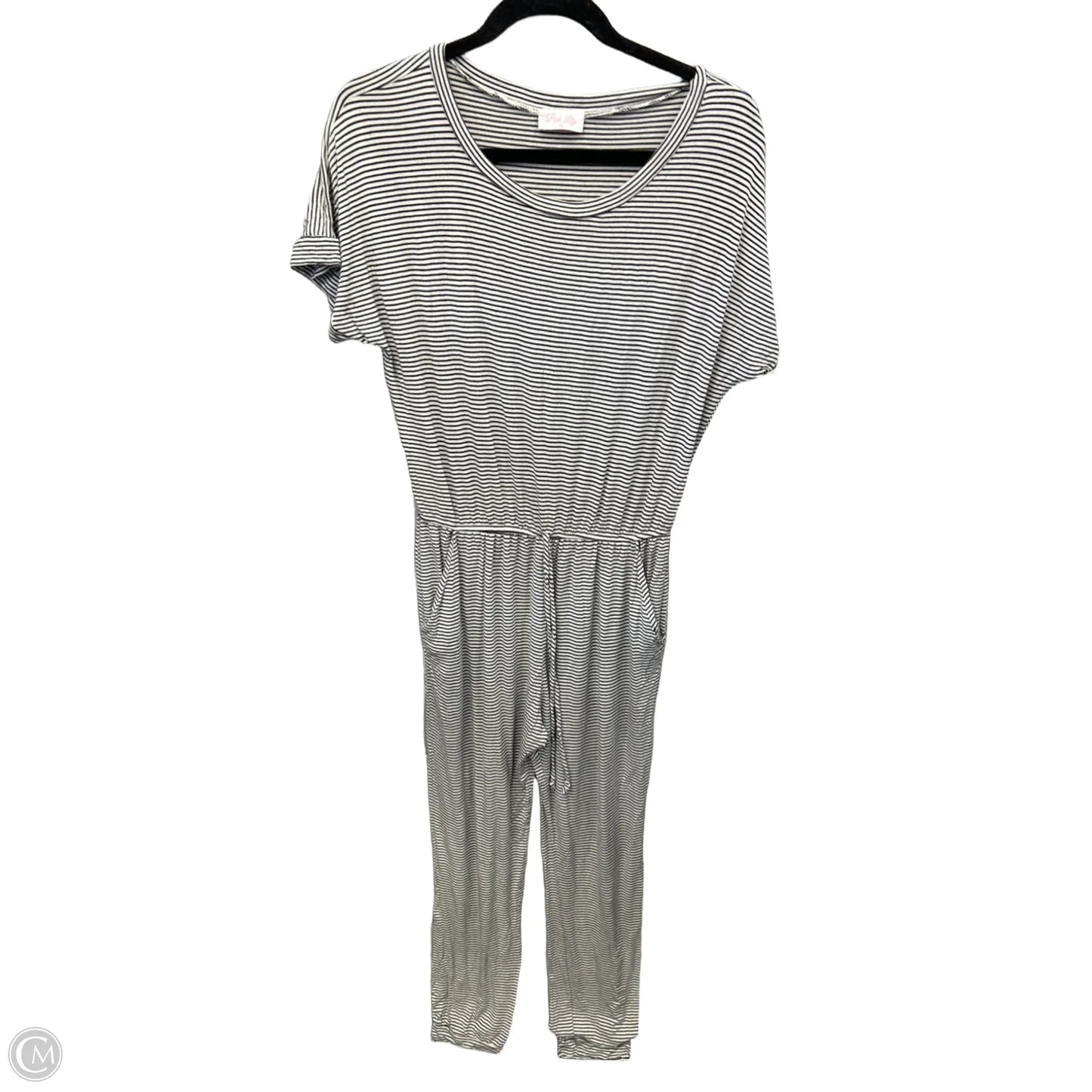 Jumpsuit By Pink Lily In Striped Pattern, Size: Xl
