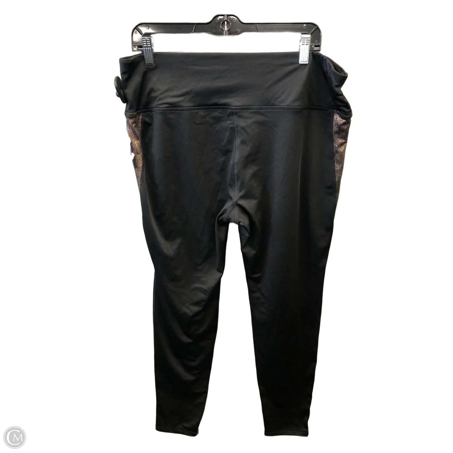 Athletic Leggings By Mta Pro In Black, Size: 1x