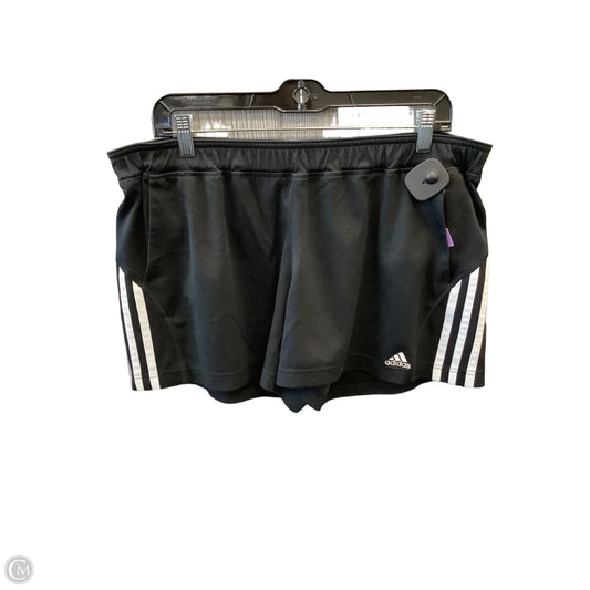 Athletic Shorts By Adidas In Black, Size: L