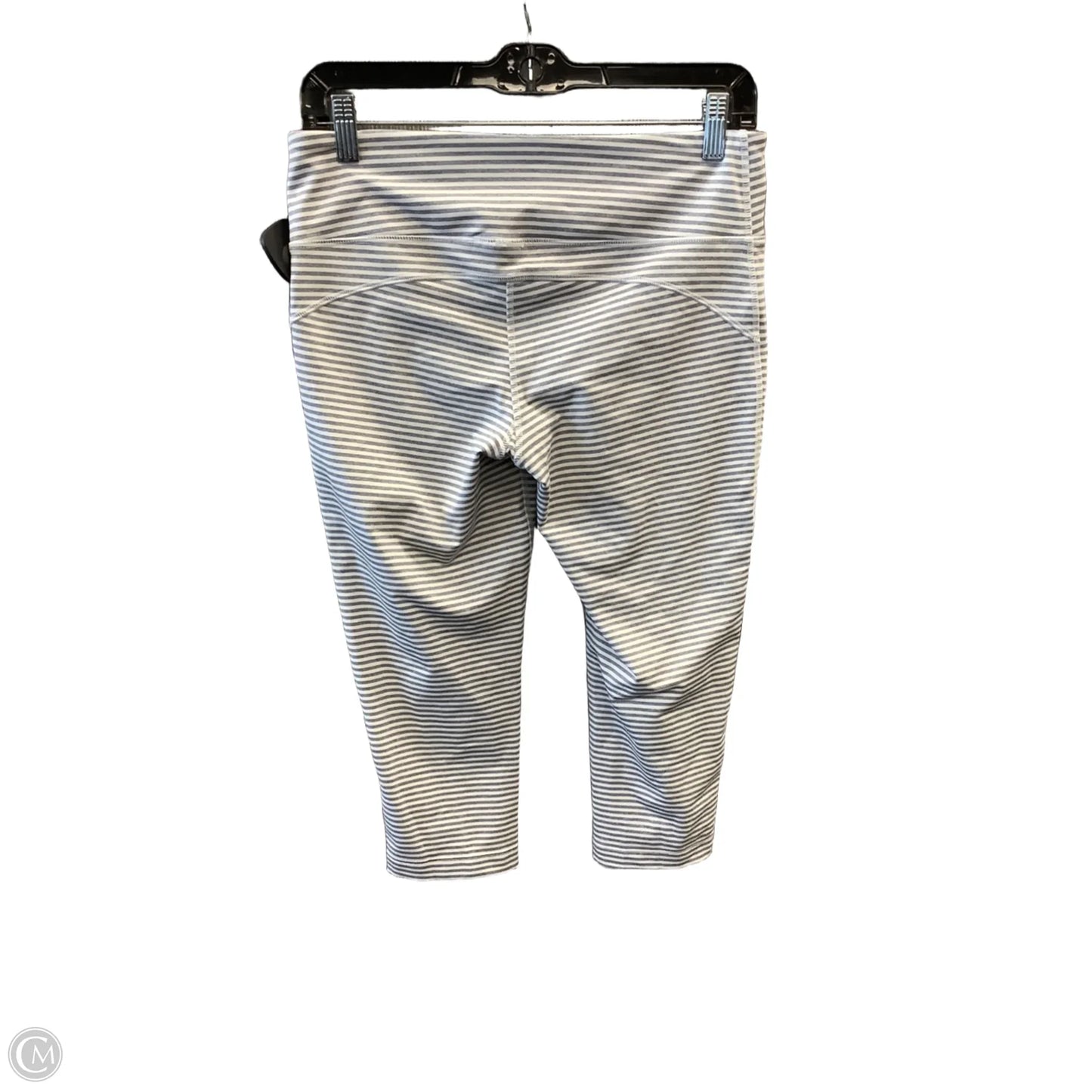 Athletic Capris By Mpg In Striped Pattern, Size: M