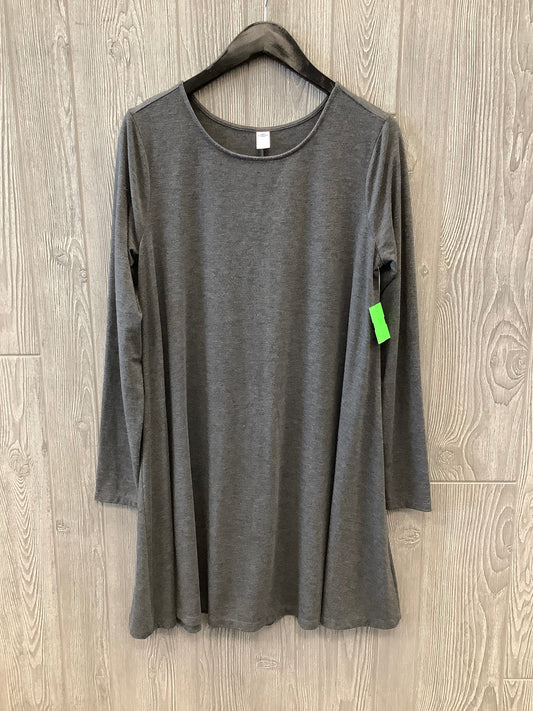 Grey Dress Casual Midi Old Navy, Size L