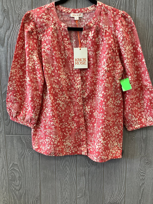 Top Long Sleeve By Knox Rose  Size: Xs