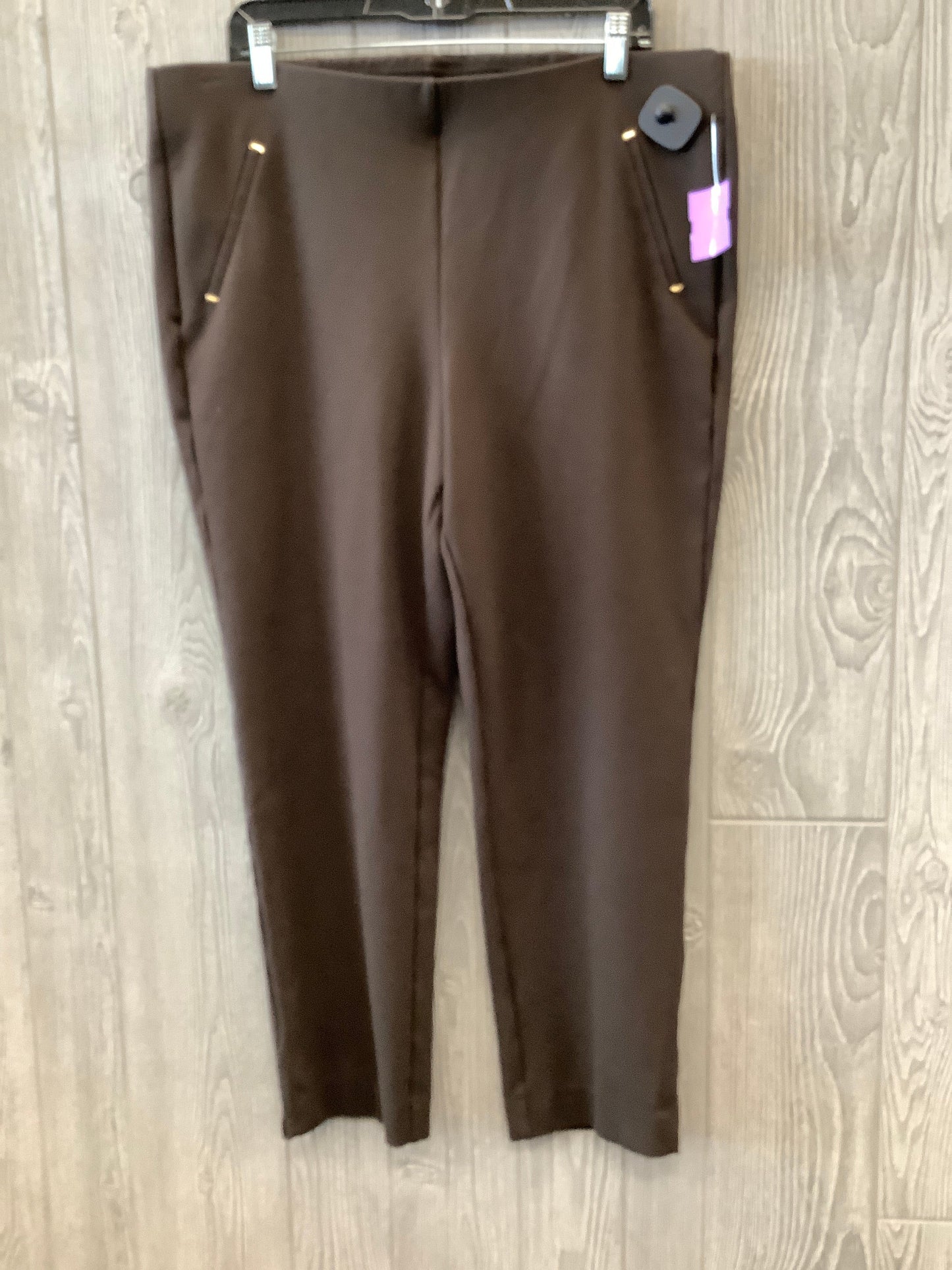 Brown Pants Dress Chicos, Size 16