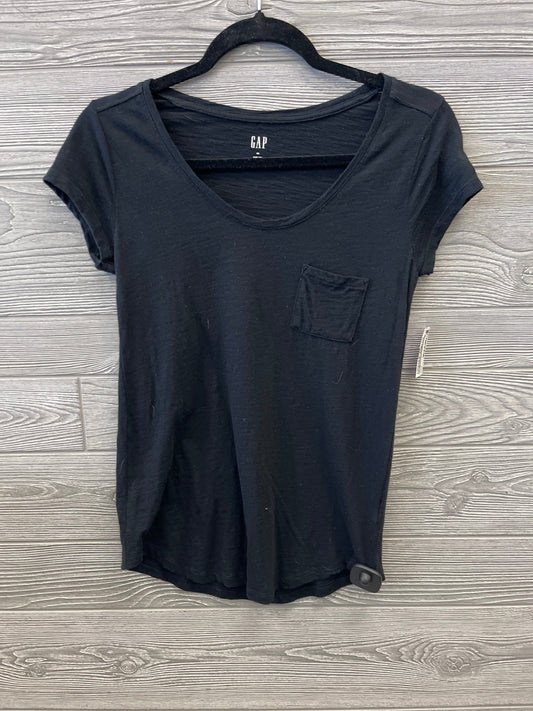 Top Short Sleeve By Gap In Black, Size: Xs