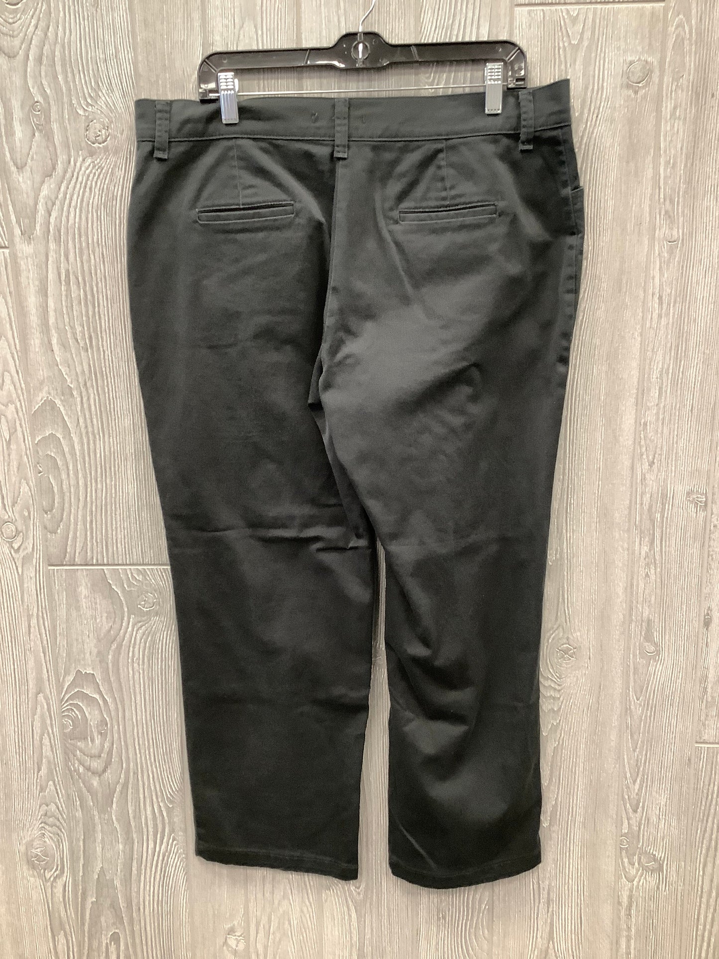 Jeans Straight By Lee In Black, Size: 16