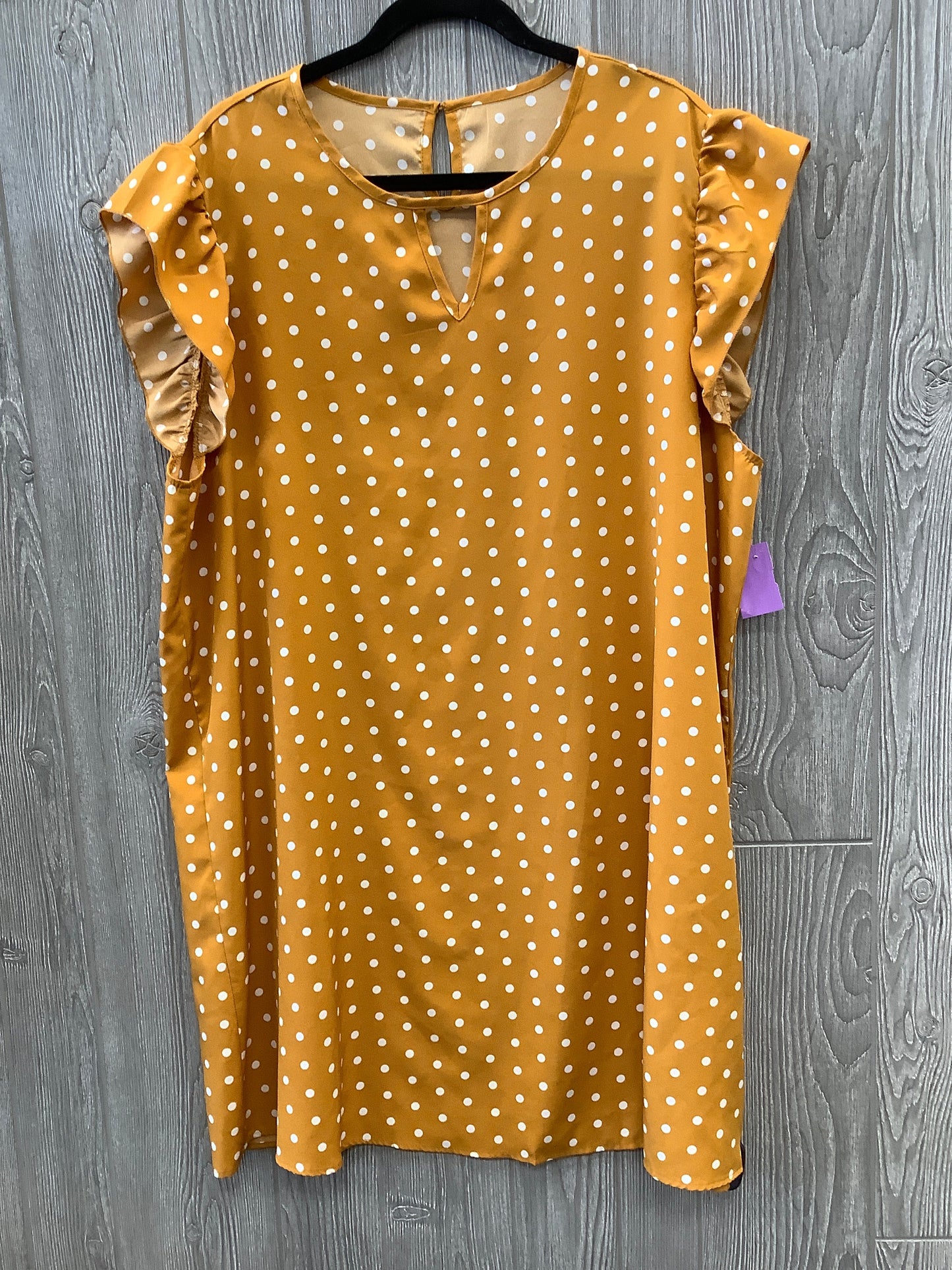 Polkadot Pattern Dress Casual Midi Shein, Size 3x