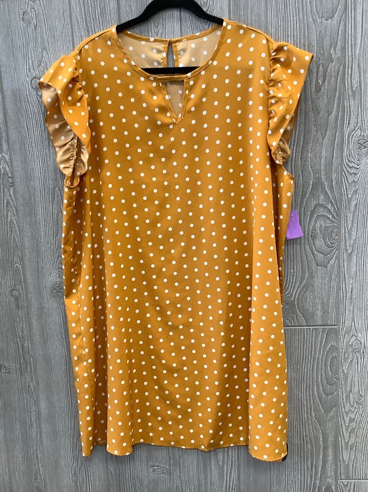 Polkadot Pattern Dress Casual Midi Shein, Size 3x