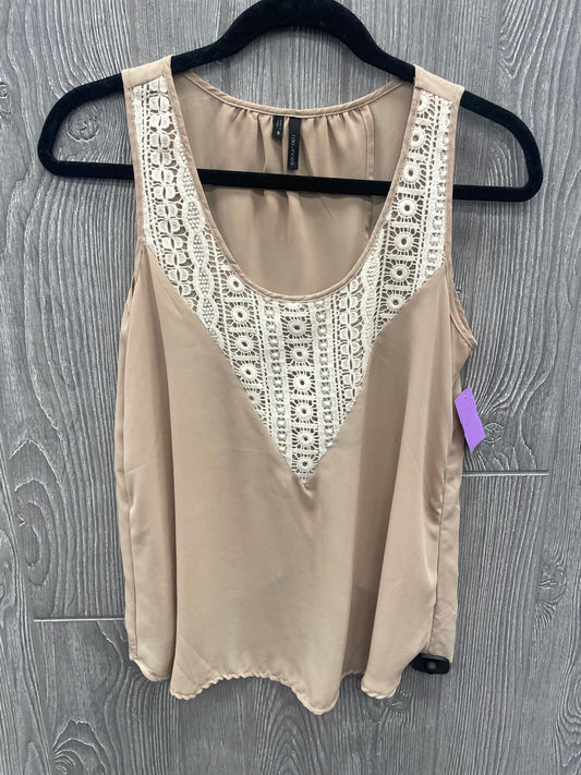 Tan Top Sleeveless Maurices, Size S