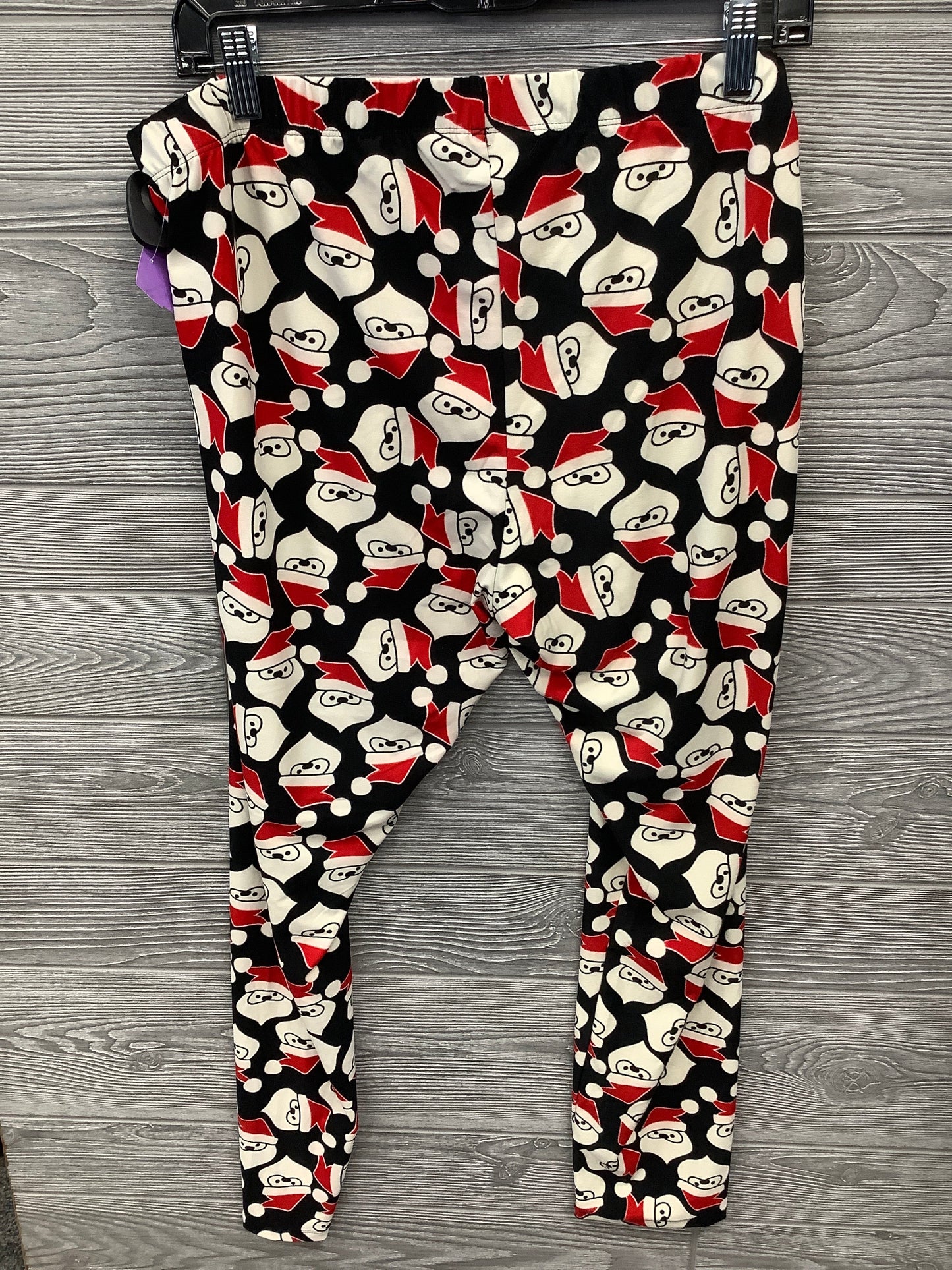 Pants Leggings By Clothes Mentor In Black & Red, Size: Xl