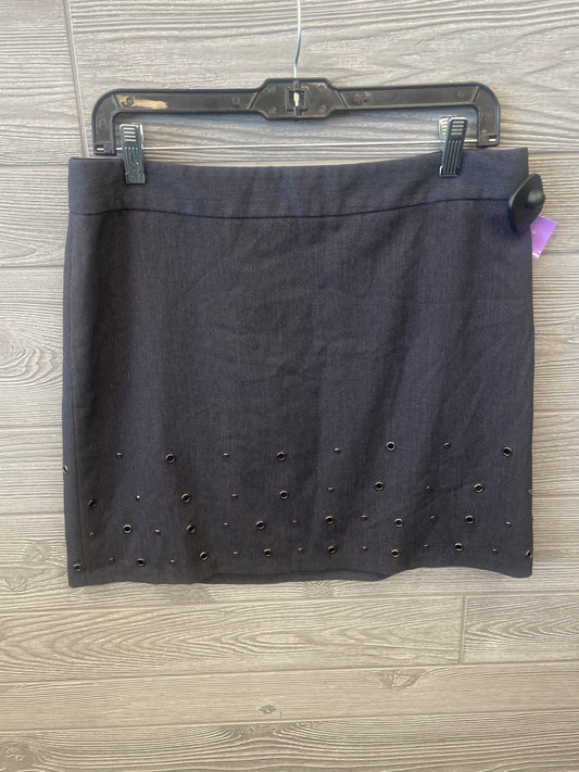 Grey Skirt Midi Clothes Mentor, Size 8