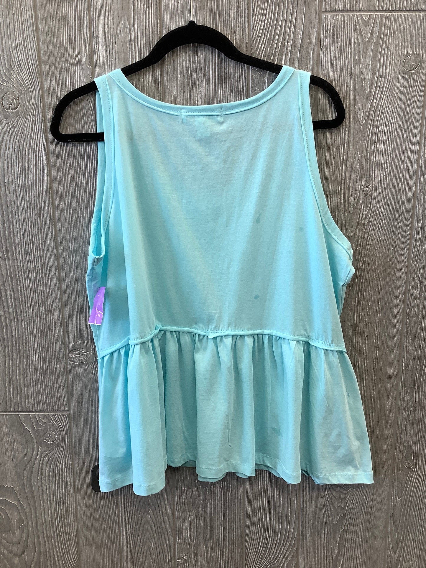 Top Sleeveless By Eye Candy In Blue, Size: 1x