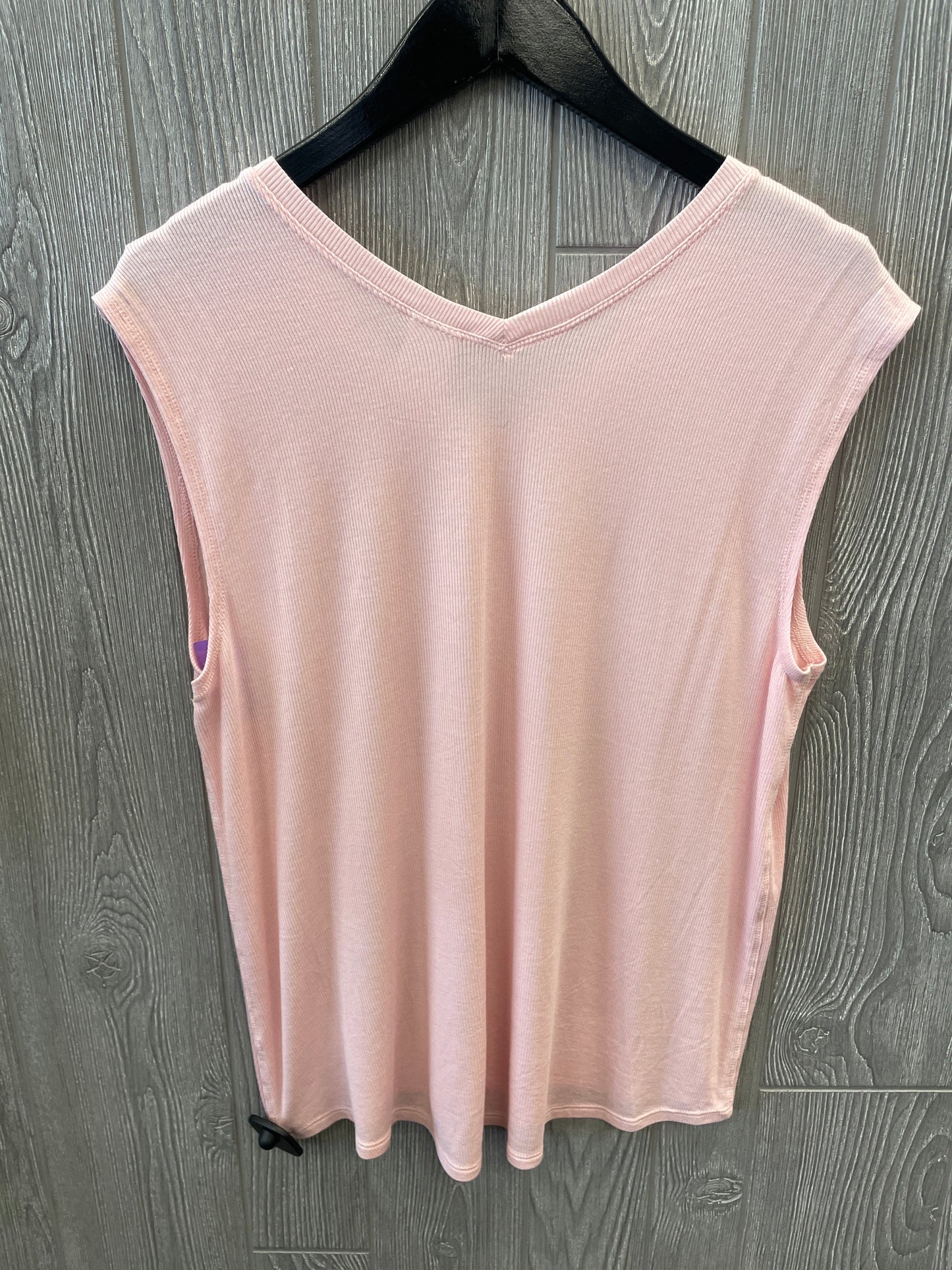 Athletic Tank Top By Athletic Works In Pink, Size: L