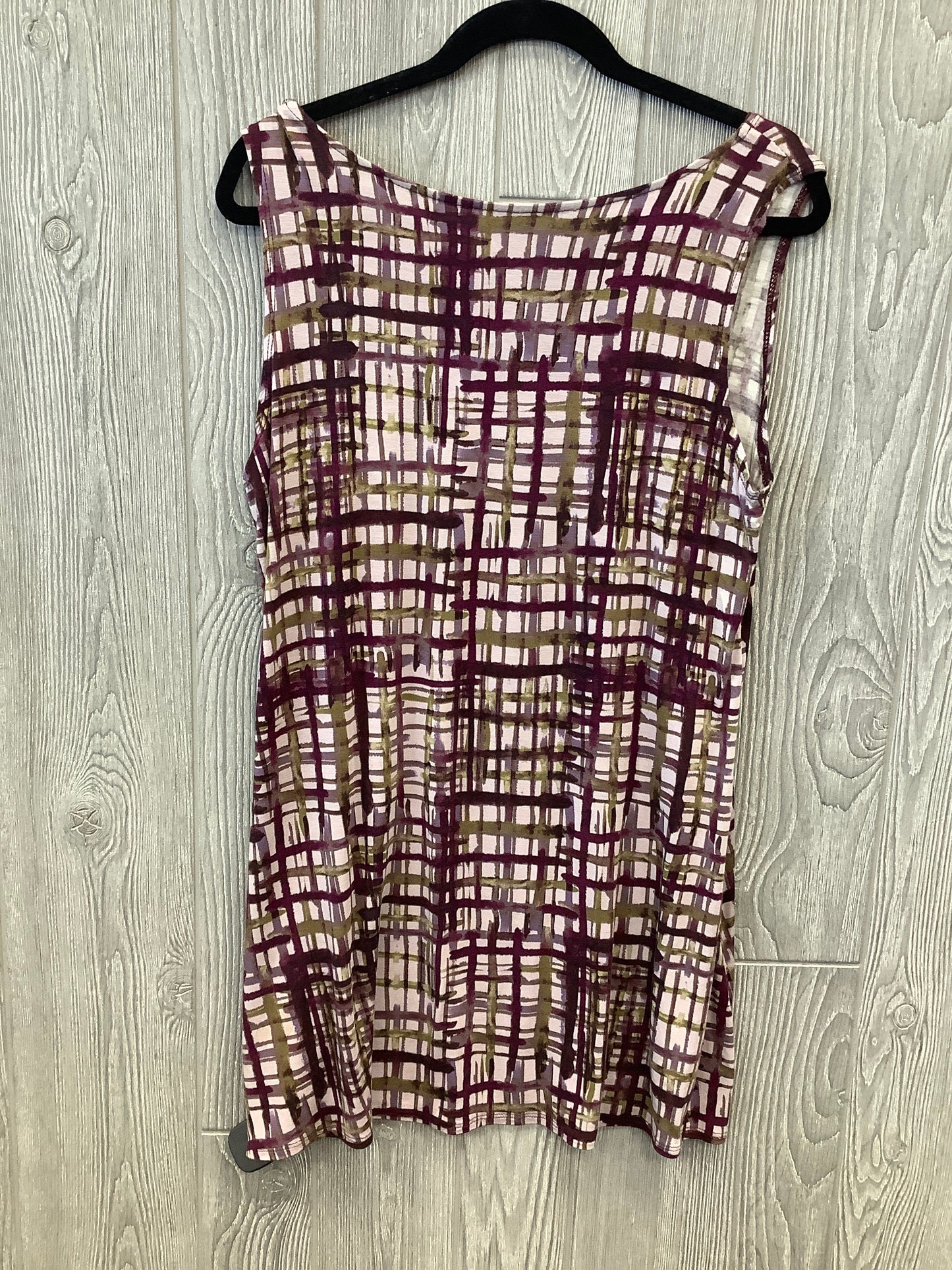 Purple Top Sleeveless Logo, Size L