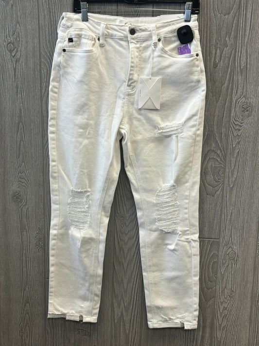 White Denim Jeans Skinny Kancan, Size 8