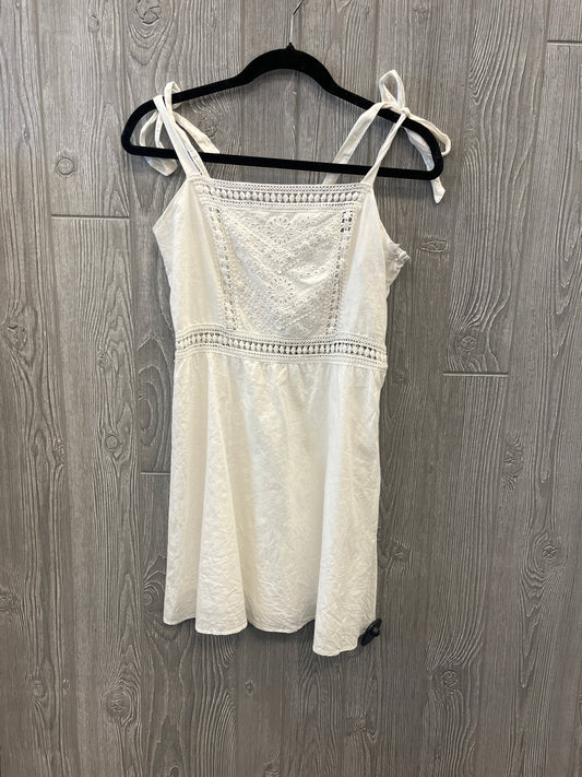 Dress Casual Midi By Forever 21 In White, Size: M