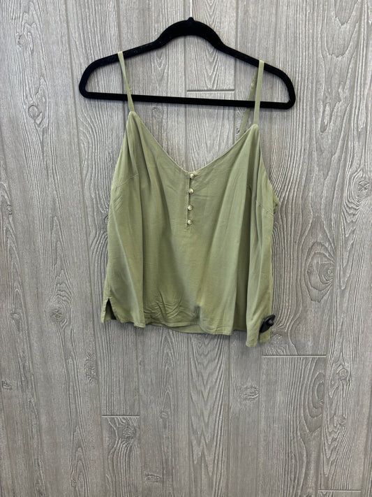 Green Top Sleeveless Old Navy, Size M