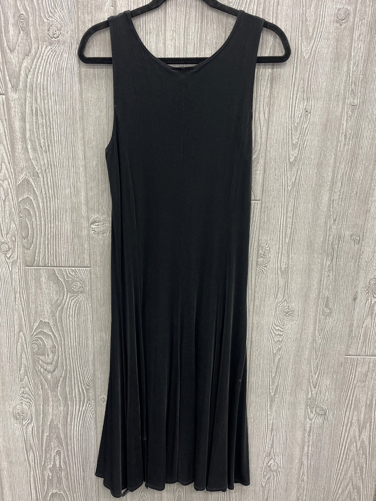 Dress Casual Midi By Chicos In Black, Size: M