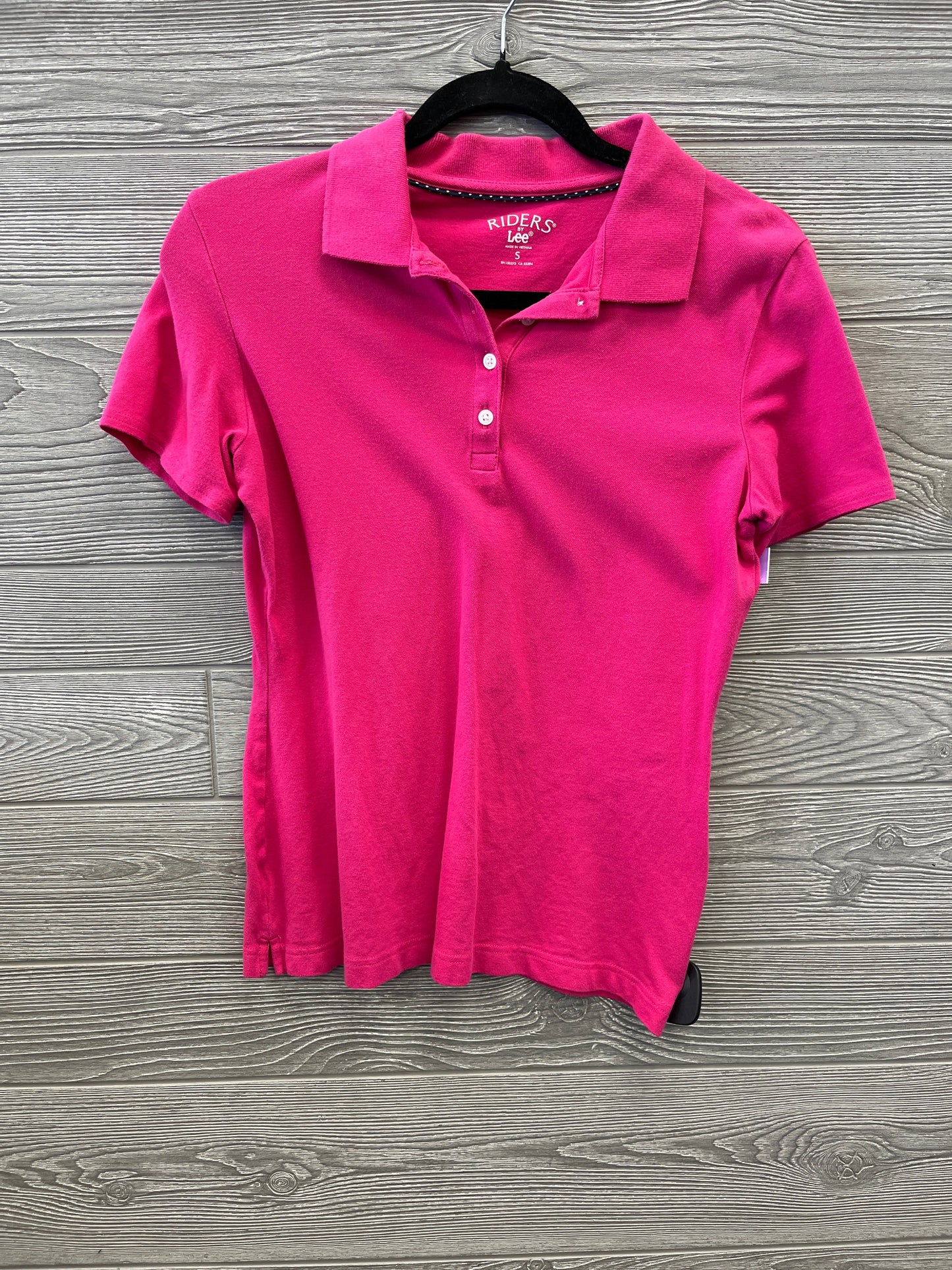 Top Short Sleeve By Lee In Pink, Size: S