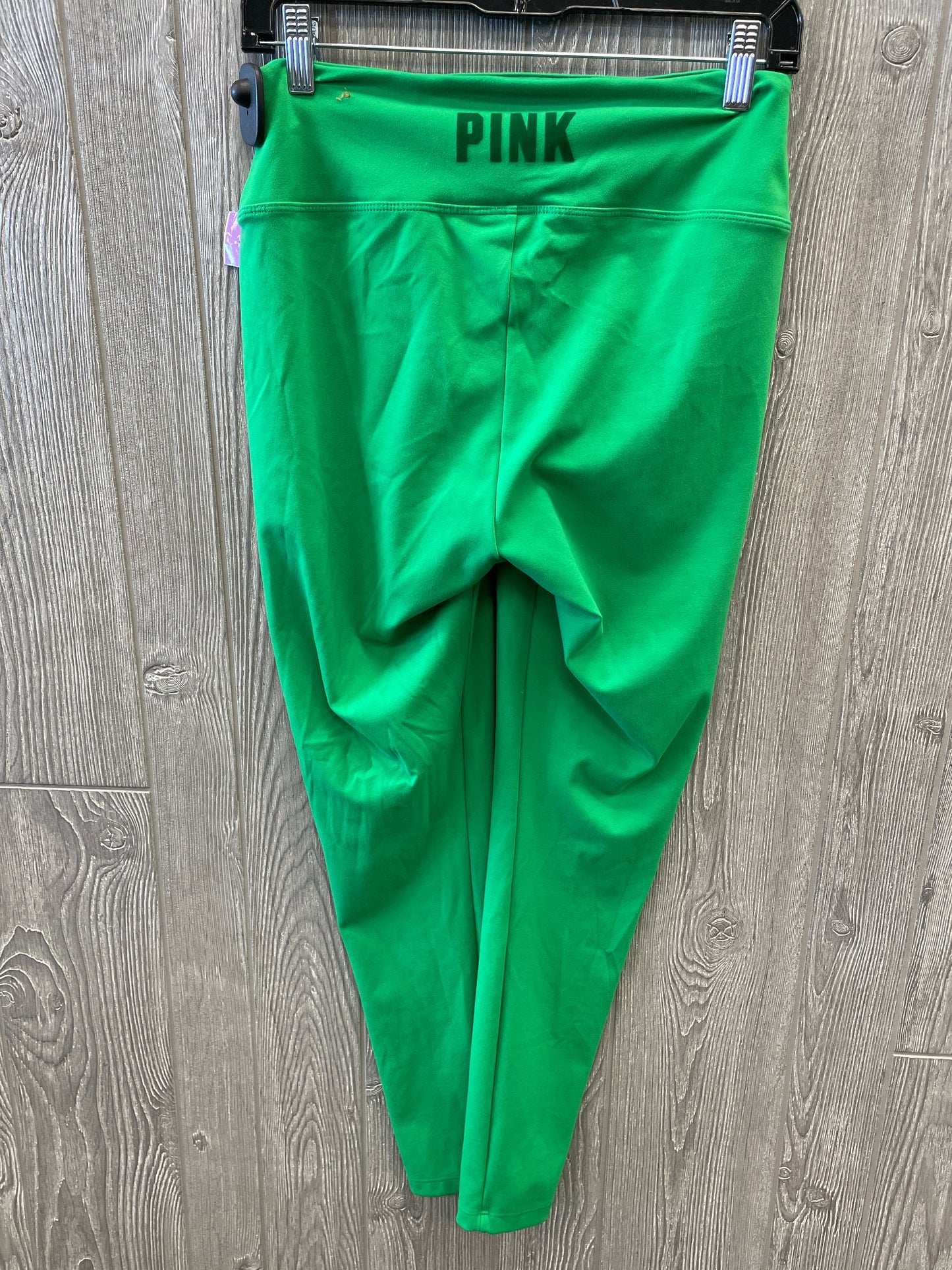 Athletic Leggings By Pink In Green, Size: L