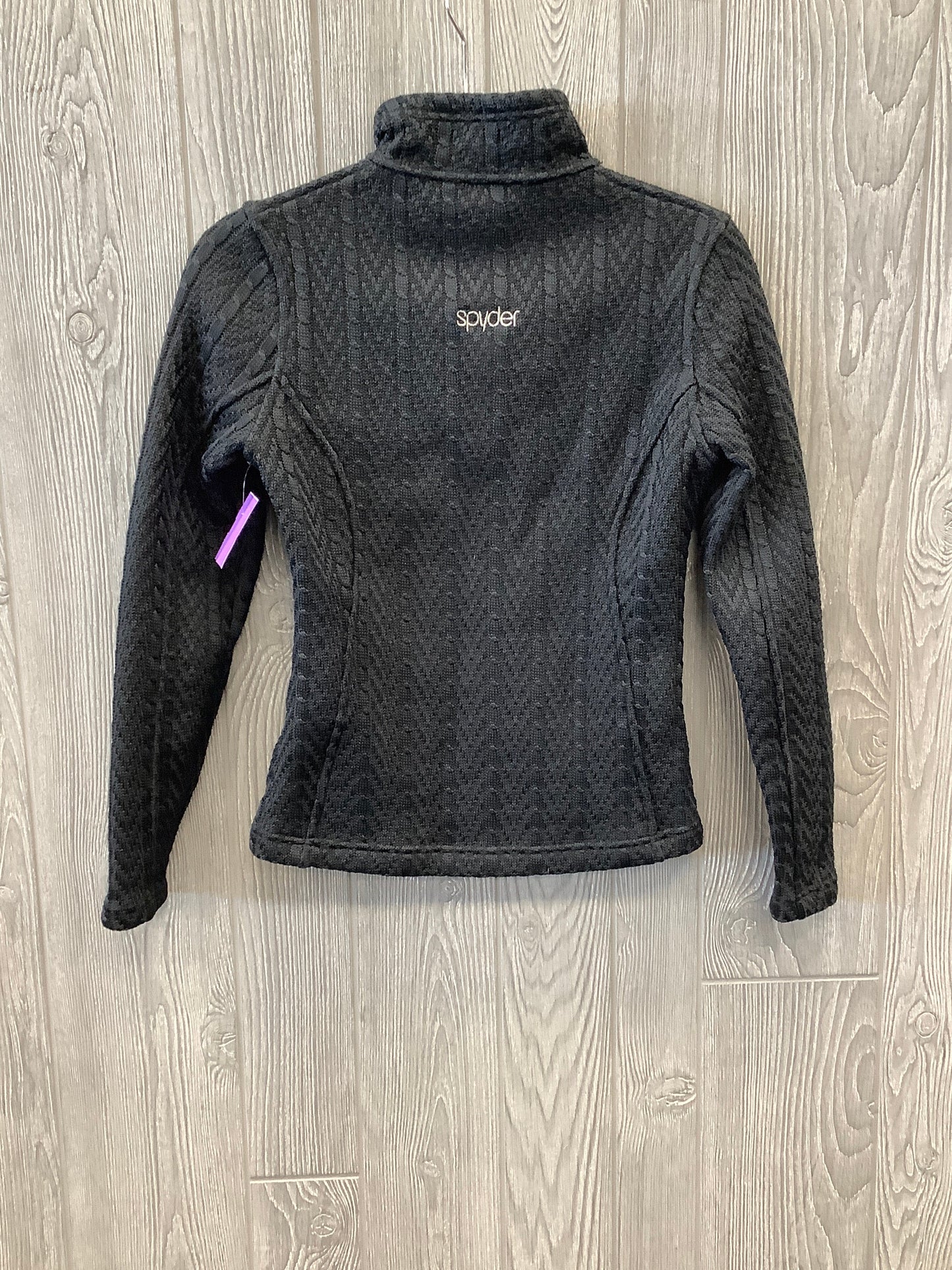 Black Athletic Jacket Spyder, Size Xs