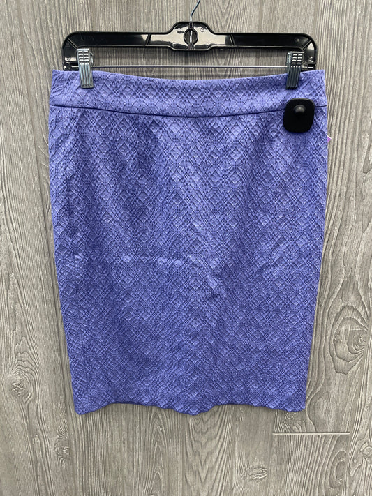 Skirt Midi By Banana Republic In Purple, Size: 6