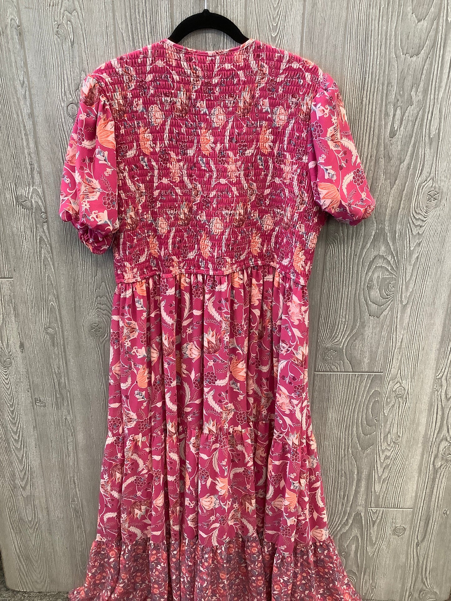 Dress Casual Maxi By Clothes Mentor In Pink, Size: 2x