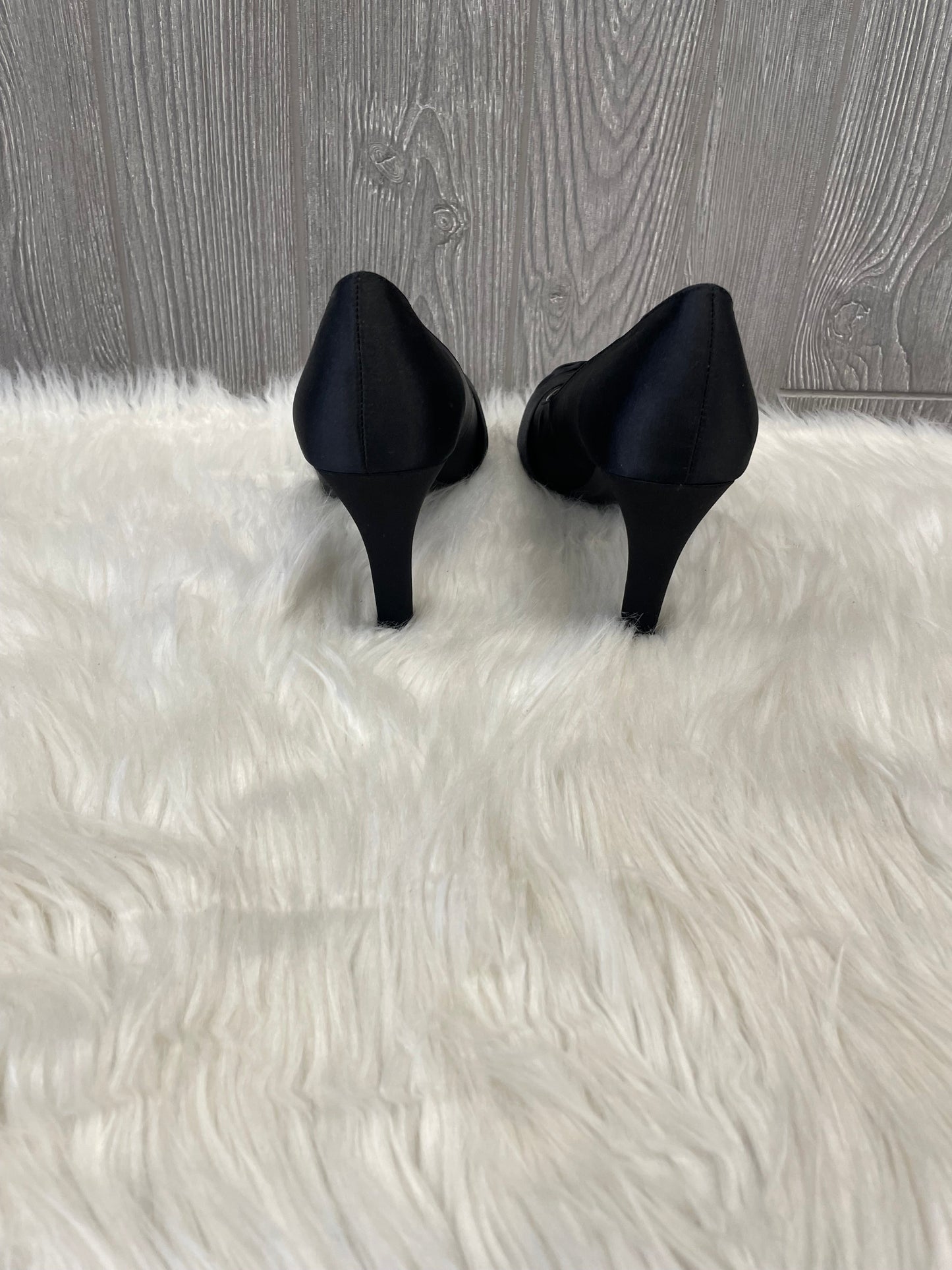 Black Shoes Heels Stiletto Mootsies Tootsies, Size 8.5