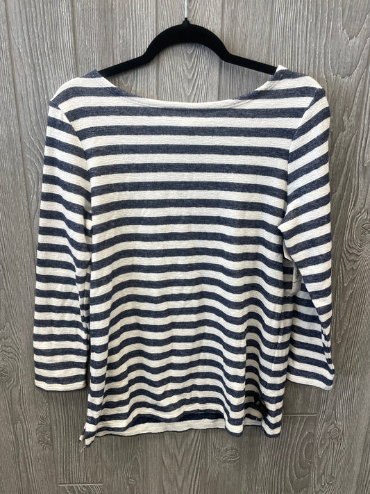 Top Long Sleeve By Old Navy In Striped Pattern, Size: M