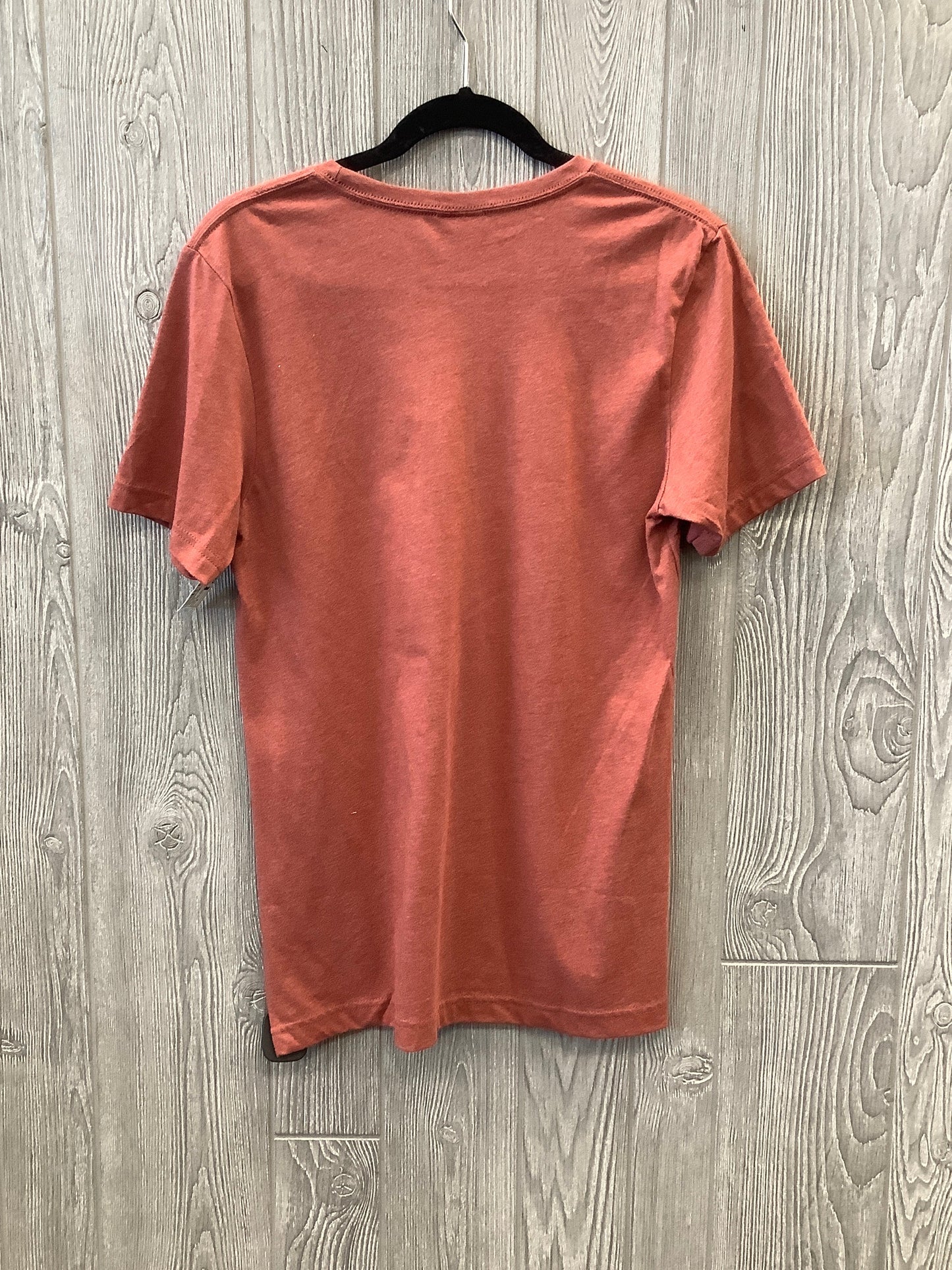 Top Short Sleeve By Clothes Mentor In Bronze, Size: M