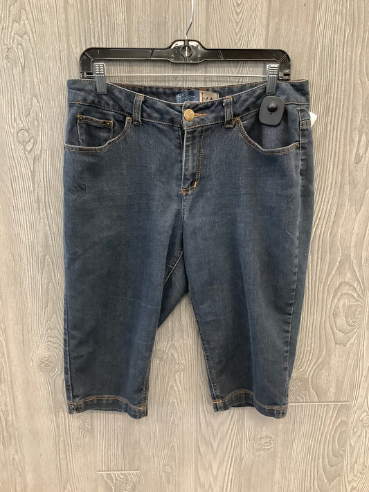 Capris By Clothes Mentor In Blue Denim, Size: 10