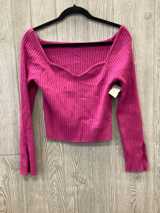 Pink Top Long Sleeve Wild Fable, Size M