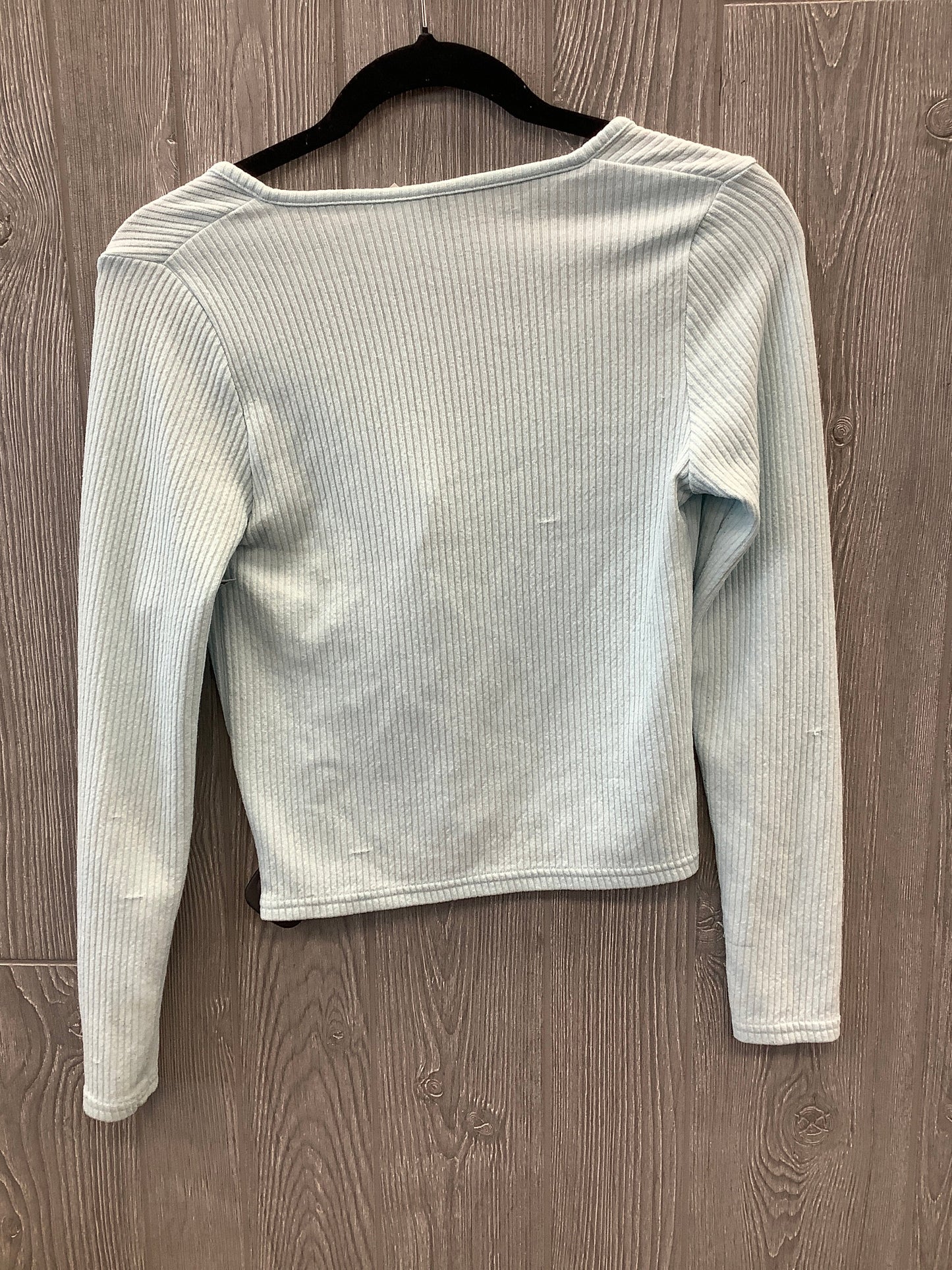 Blue Top Long Sleeve Divided, Size S